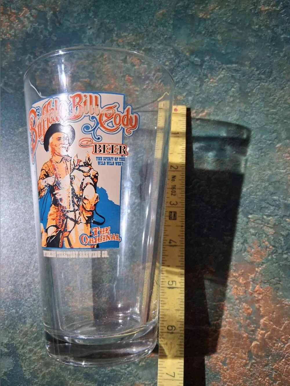 Buffalo Bill Cody Vintage Style Beer Glass